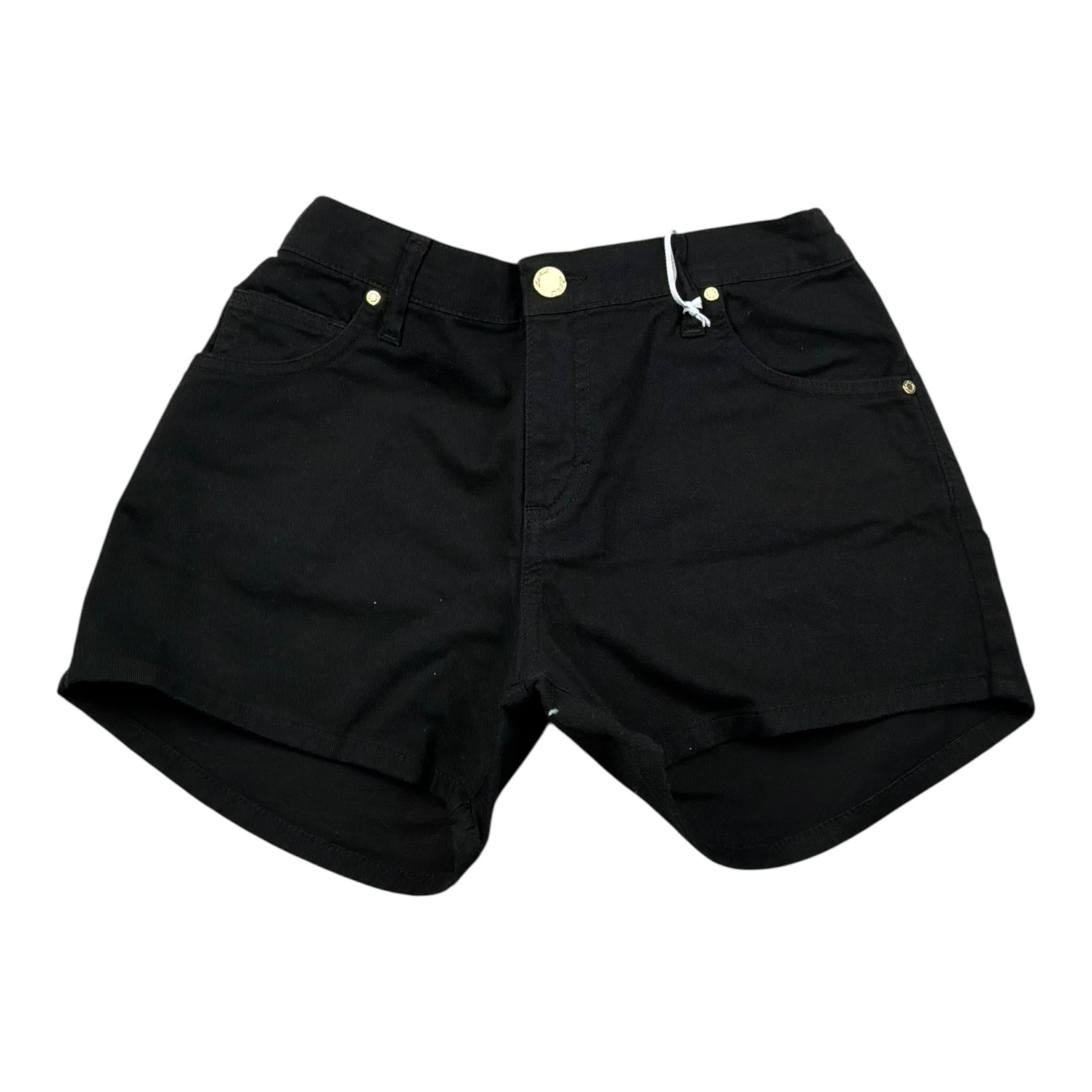 Lu Lu By Miss Grant Short Tinta Unita con Elastico In Vita per Bambina LL3378 NERO LU LU BY MISS GRANT 