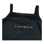 John Richmond Body Bretelline Tinta Unita con Logo per Neonata RIP26084BD NERO JOHN RICHMOND 