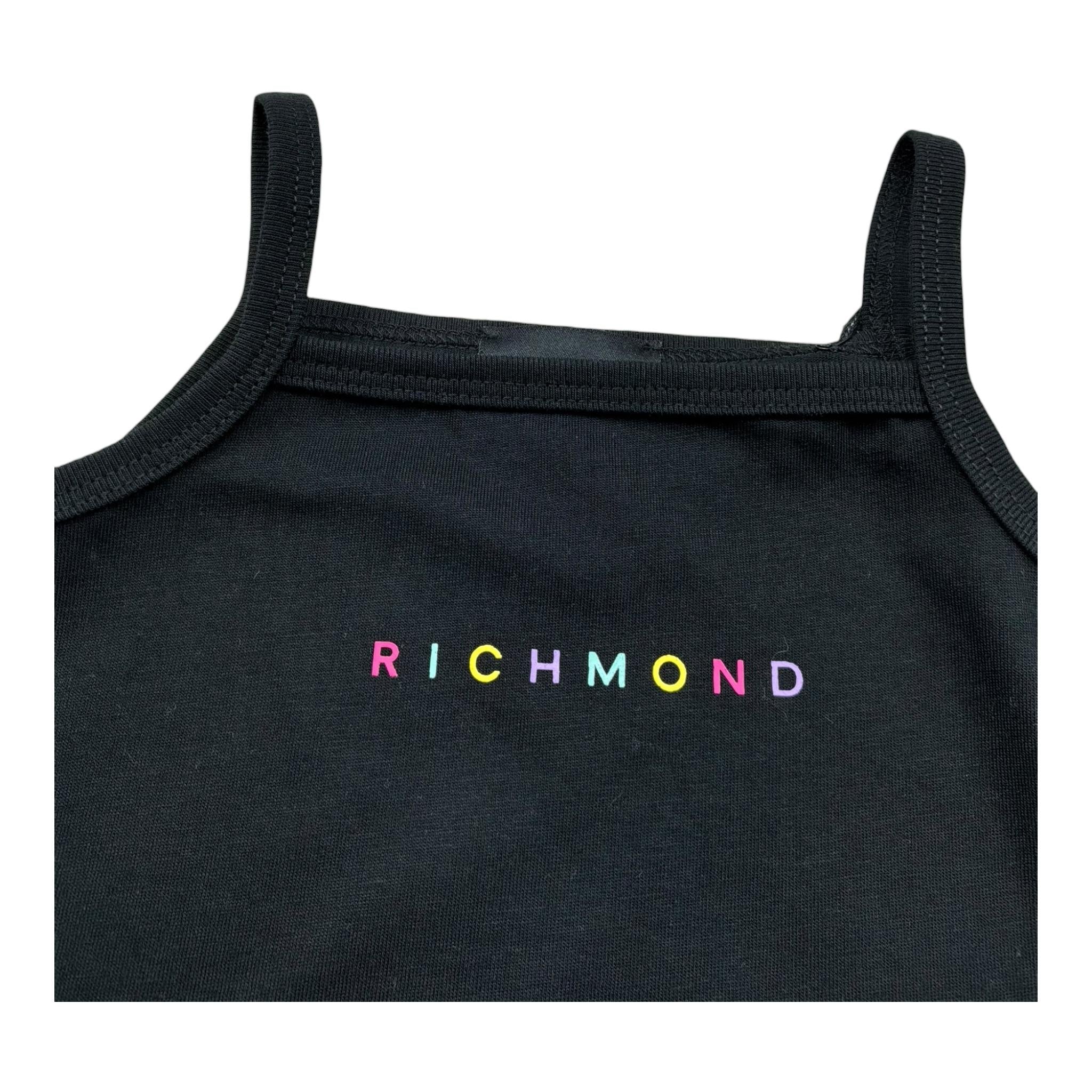 John Richmond Body Bretelline Tinta Unita con Logo per Neonata RIP26084BD NERO JOHN RICHMOND 