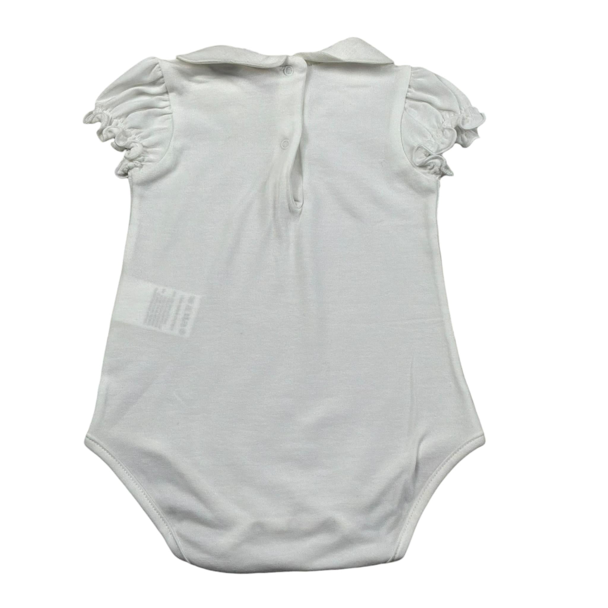 J.O. Milano Body Mezza Manica Tinta Unita per Neonata 571X1 PANNA J.O. MILANO 