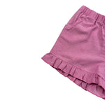 Malvi & Co Short Tinta Unita con Elastico In Vita per Neonata S25I117PNLC ROSA MALVI & CO 