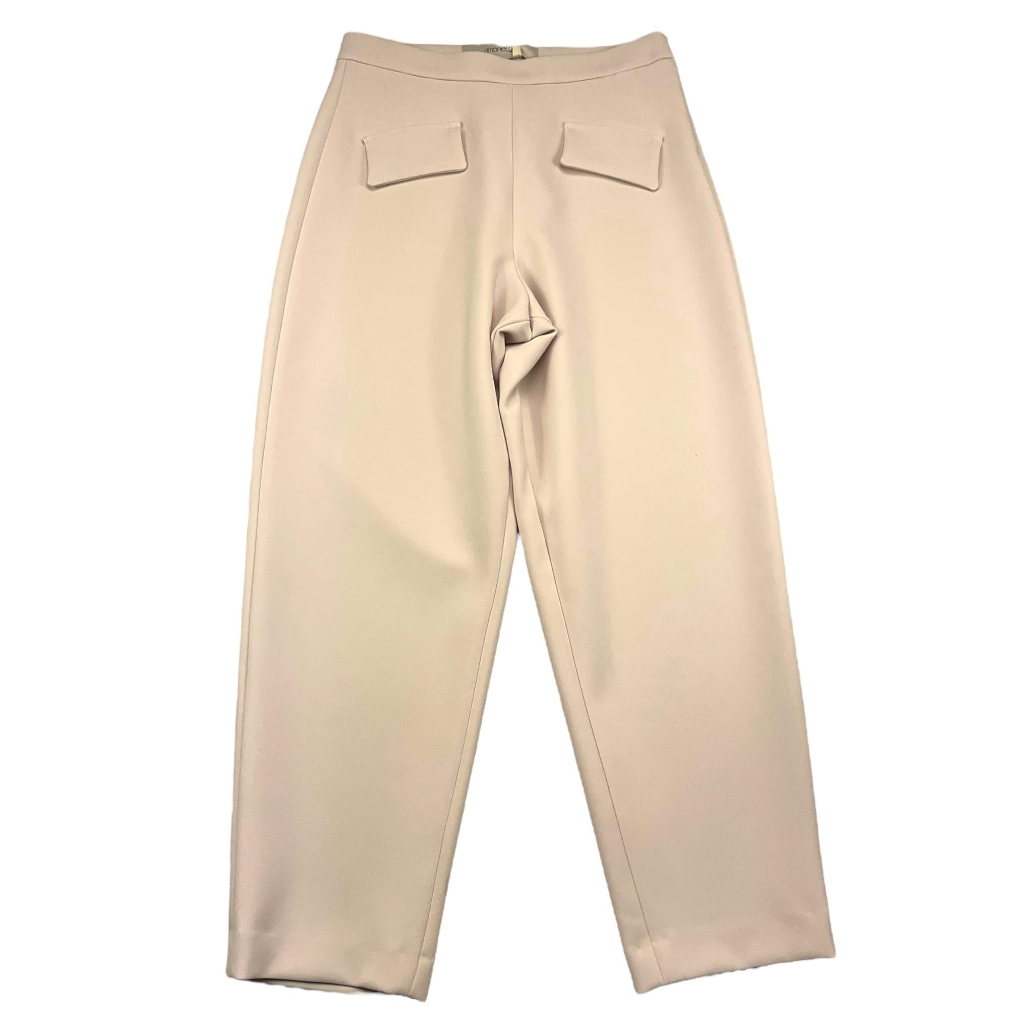 SIMONETTA pantalone tinta unita con girovita regolabile Beige per Bambina SV6A50 BEIGE SIMONETTA 