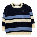 TRUSSARDI maglia girocollo tricolore Multicolor per Neonato TIA2511MA MULTICOLOR TRUSSARDI 