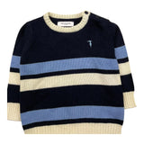 TRUSSARDI maglia girocollo tricolore Multicolor per Neonato TIA2511MA MULTICOLOR TRUSSARDI 