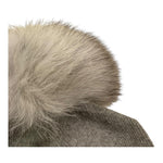 NINNAOH cappello tinta unita con pon pon Grigio per Neonata I23225PEL GRIGIO NINNAOH 