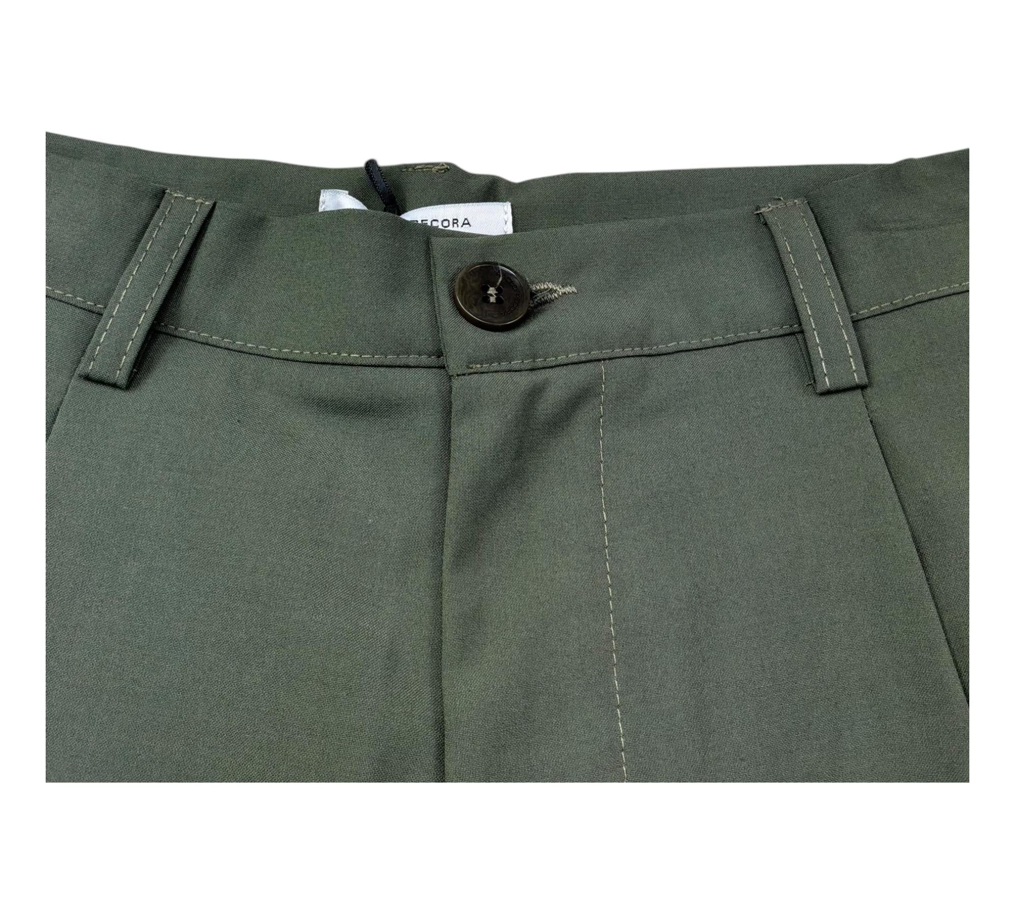 Paolo Pecora Bermuda Tinta Unita con Girovita Regolabile per Bambino PP4230 VERDE PAOLO PECORA 