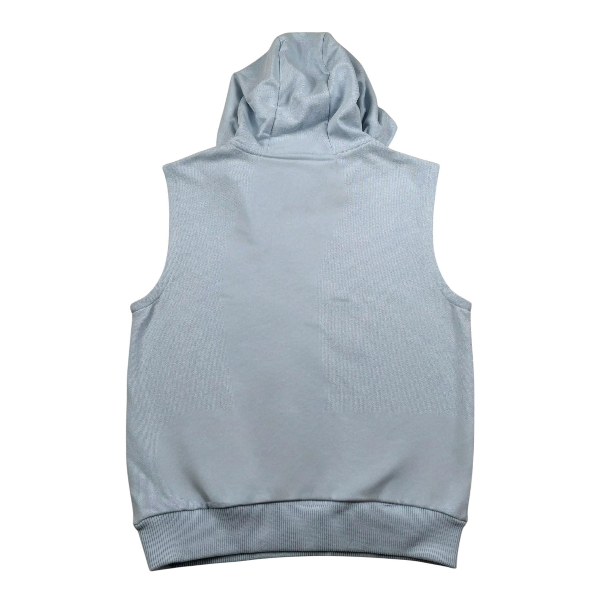 Balmain Completo 2 Pezzi Felpa Smanicata-Bermuda Tinta Unita per Bambino BU3Q80 AZZURRO BALMAIN 