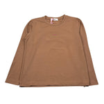 Vicolo Shirt Girocollo tinta unita con Stampa Marrone per Bambina 3141M0799 MARRONE VICOLO 