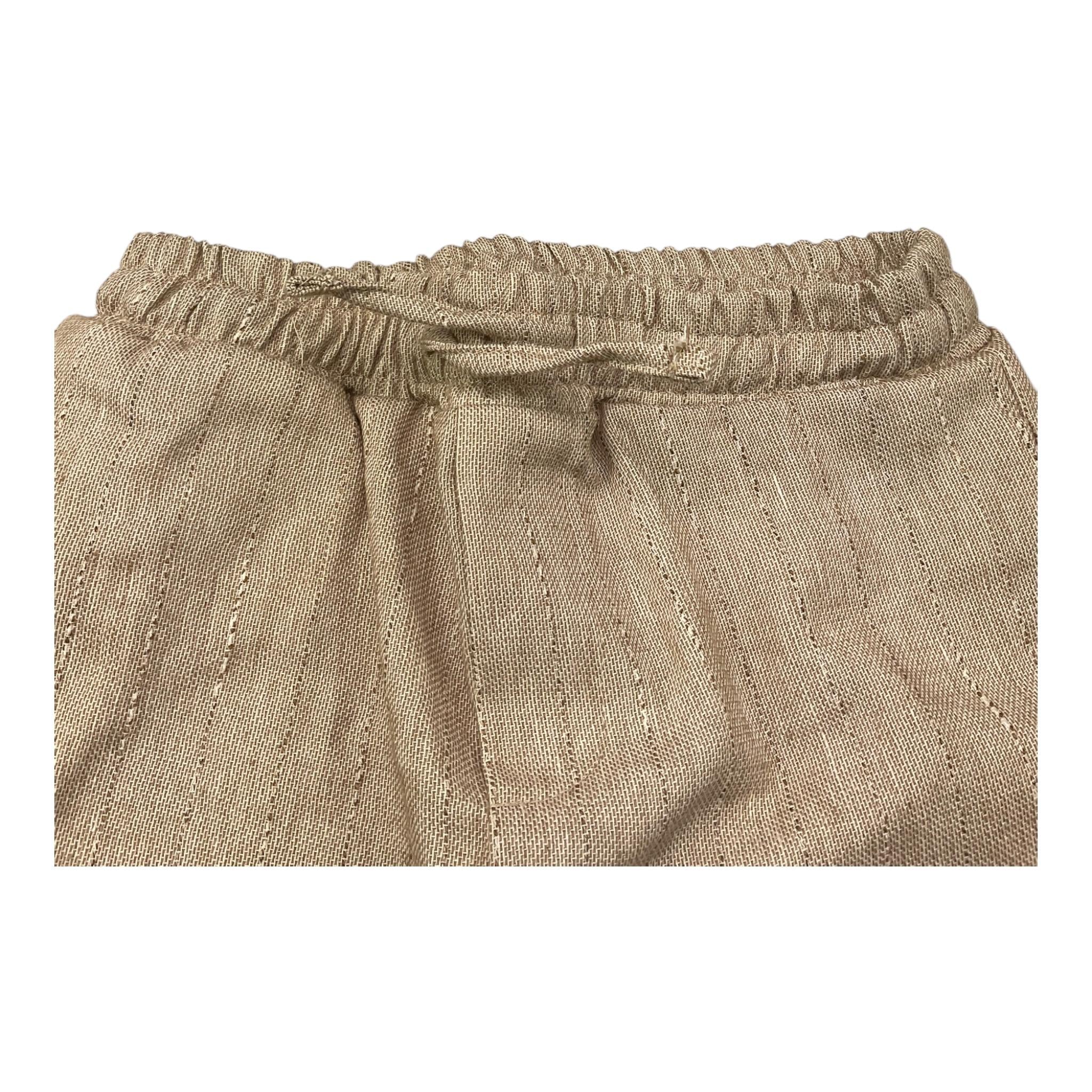 M+E' Pantalone Tinta Unita con Elastico In Vita per Bambino UEM0502 SABBIA M+E' 