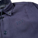 Fay Camicia Tinta Unita con Logo per Neonato 5RO30 BLU FAY 