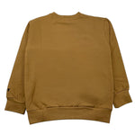 NEVER TOO felpa chiusa girocollo tinta unita con stampa in contrasto Cammello per Bambino NT2216B CAMMELLO NEVER TOO 