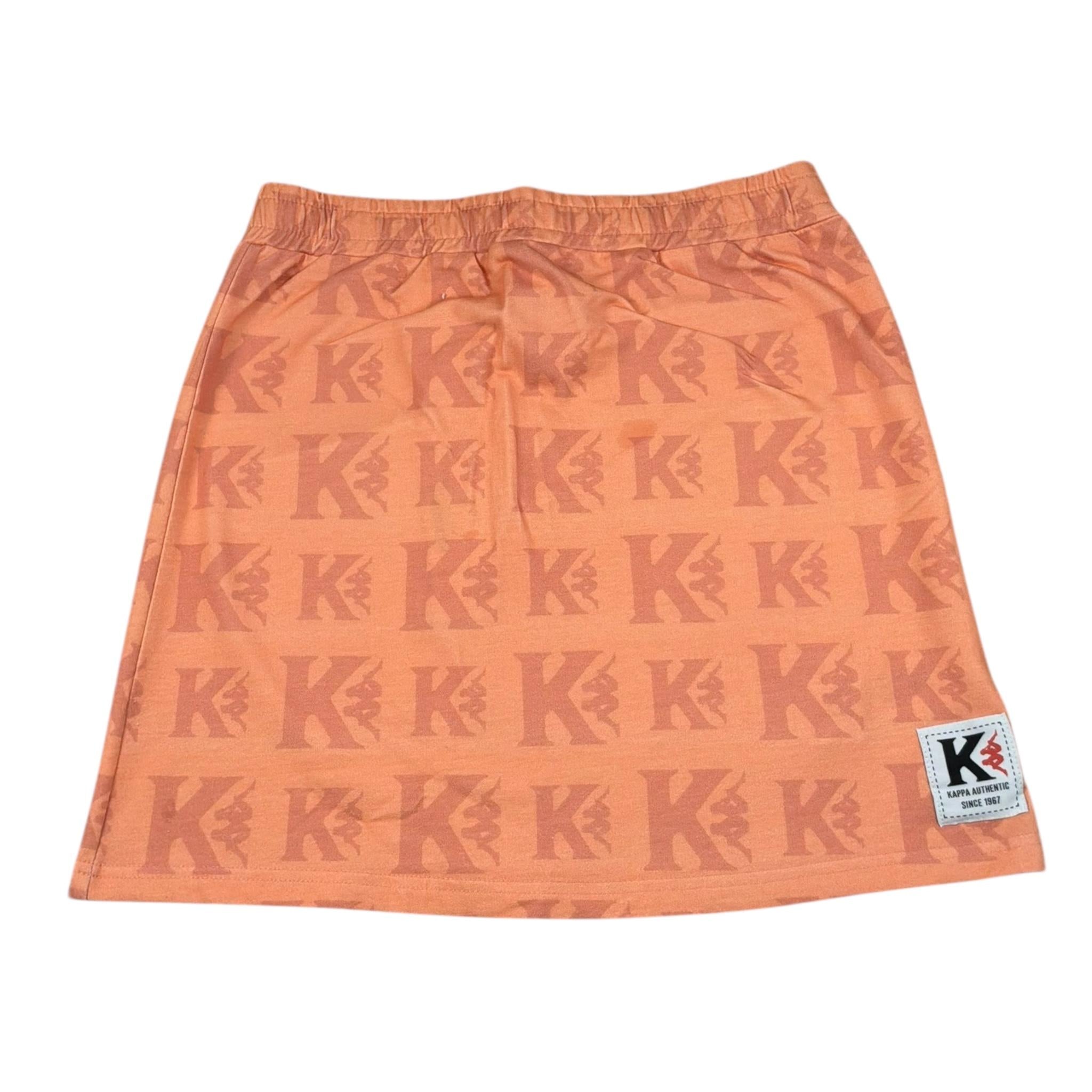 Kappa Gonna Tinta Unita Logata per Bambina 3746GF00033 PESCA KAPPA 