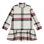 Tommy Hilfiger Abito Tinta Unita con Fantasia Modello Camicia per Bambina KG0KG07518 PANNAP TOMMY HILFIGER 