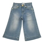 M+E' Jeans Tinta Unita Modello Palazzo per Neonata UE1706N AZZURRO M+E' 