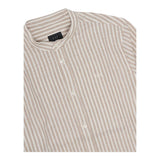 Fay Camicia Tinta Unita con Fantasia A Righe per Bambino FU5P00 BEIGE FAY 