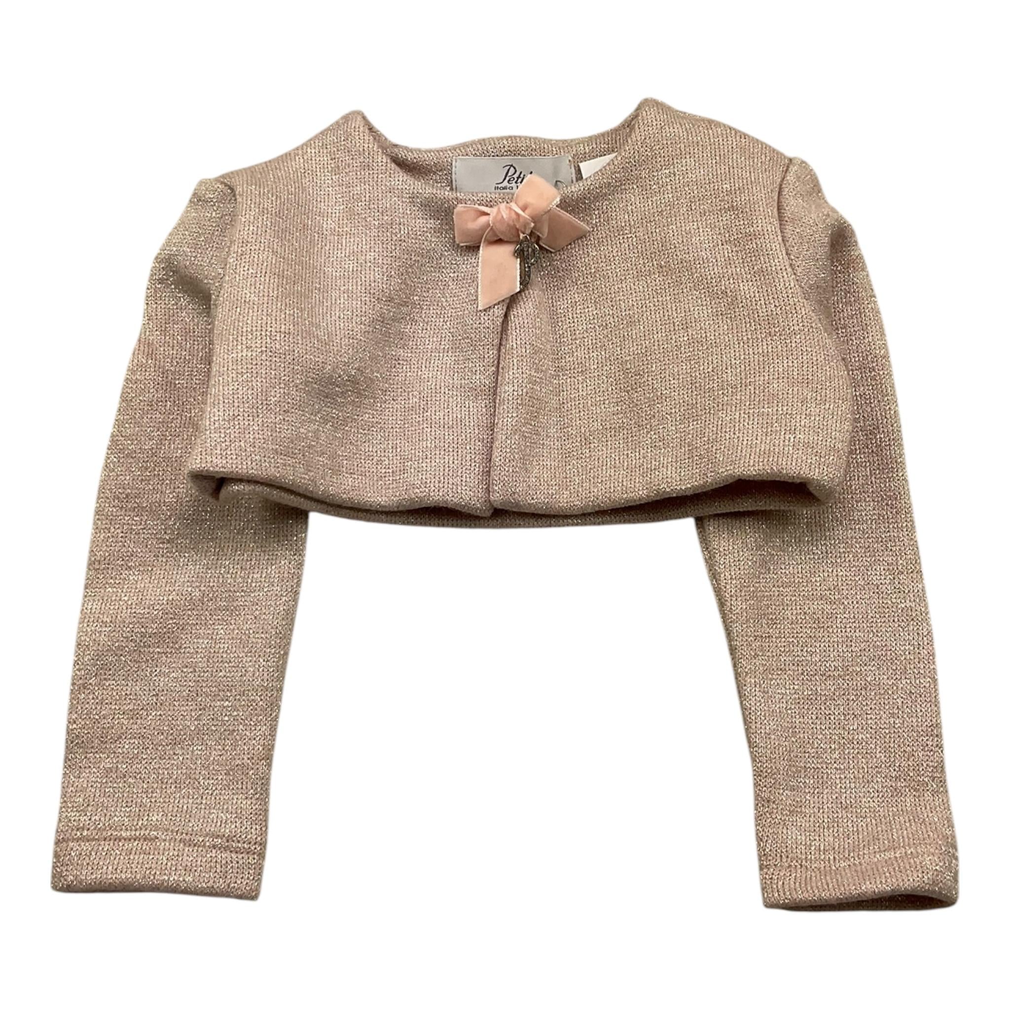 PETIT coprispalle tinta unita lurex Rosa per Neonata S1515917 ROSA PETIT 