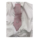 Fun & Fun Camicia Mezza Manica Tinta Unita con Cravatta per Bambina FBSH01365 BIANCO FUN & FUN 