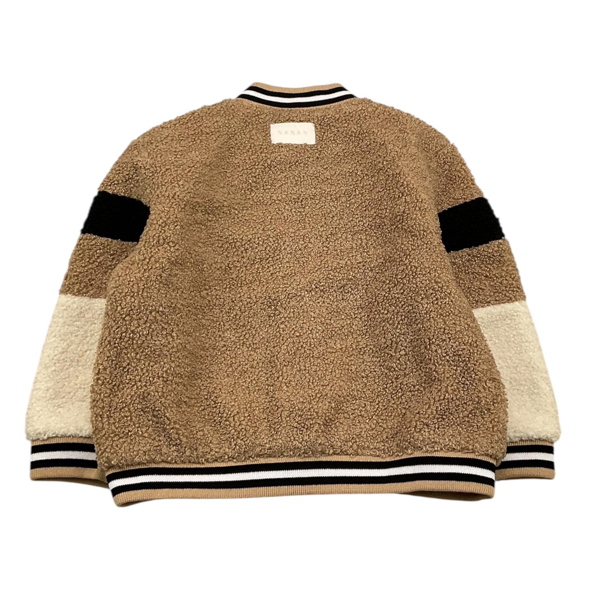 NANAN giubbino teddy tinta unita con zip Beige per Neonato I24243224BE BEIGE NANAN 