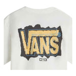 Vans T-Shirt Girocollo Tinta Unita con Stampa per Bambino VN000M84FS8 BIANCO VANS 