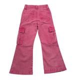 M+E' jeans tinta unita modello zampa Rosa per Bambina UE1465J ROSA M+E' 