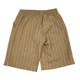 Daniele Alessandrini Einfarbige Bermudashorts mit elastischer Taille Beige für Jungen
