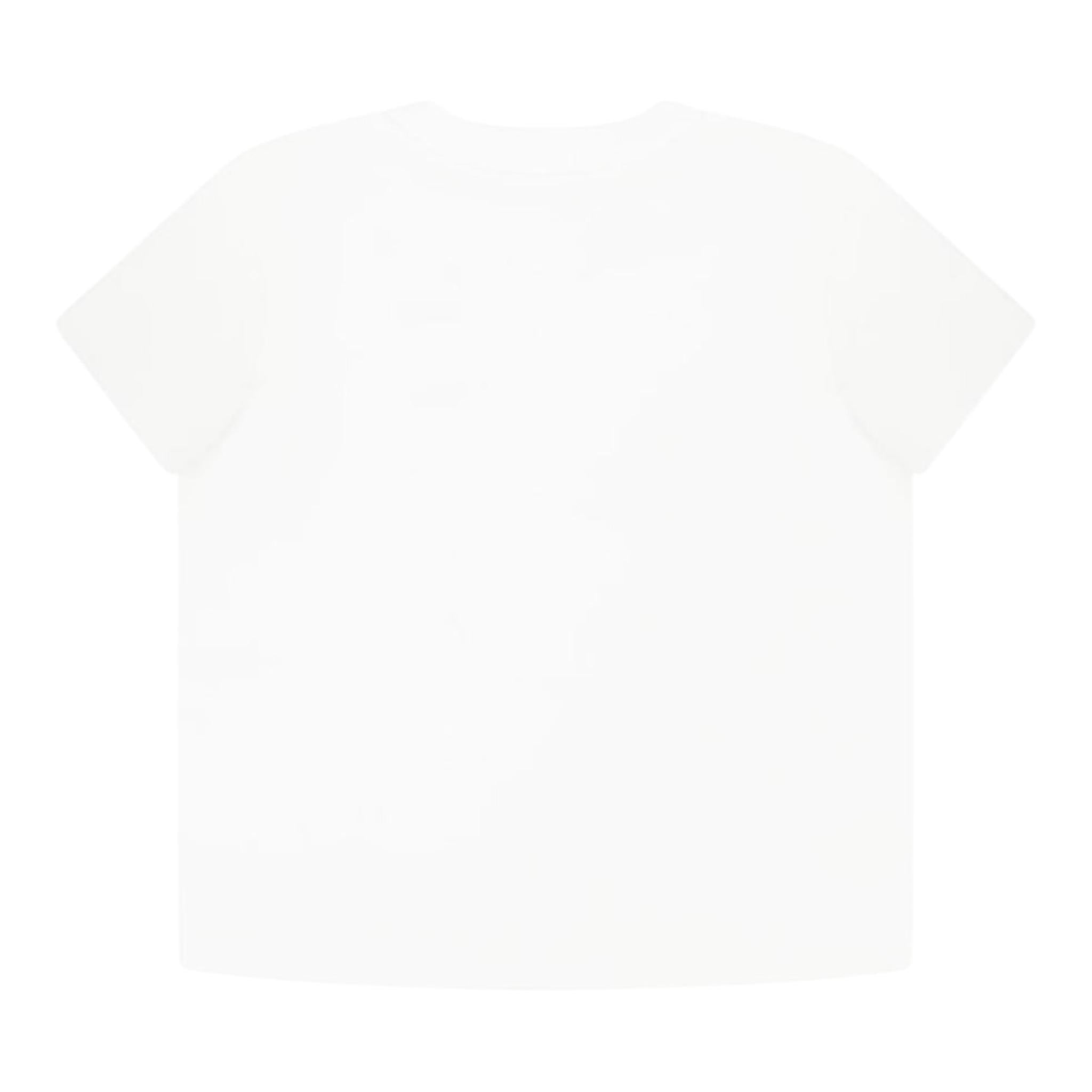 Moschino T-Shirt Girocollo Tinta Unita con Stampe In Contrasto per Neonato MUM04FX BIANCO MOSCHINO 