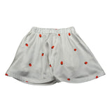 Vicolo Gonna Tinta Unita con Stampa Fragole per Bambina 3146G00354 BIANCO VICOLO 