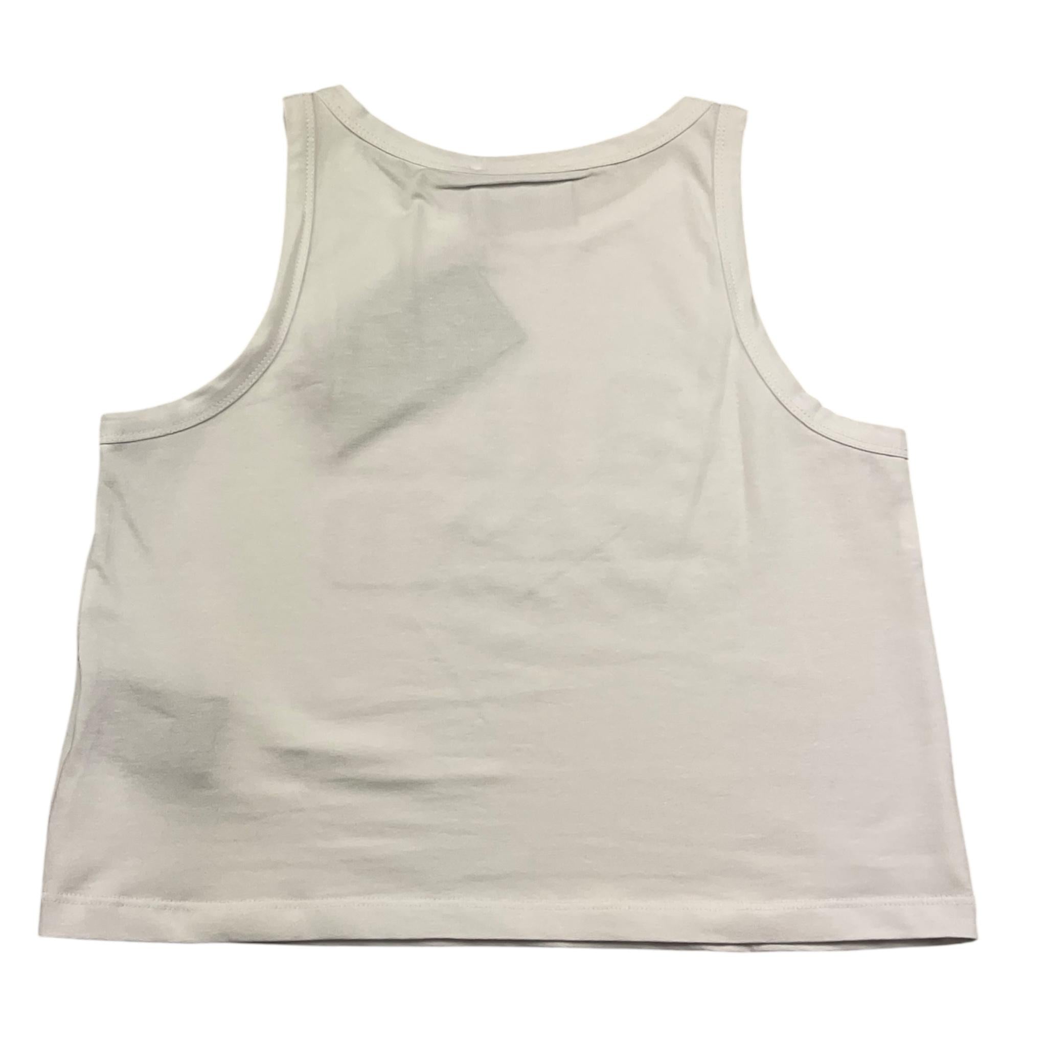 John Richmond Canotta Tinta Unita con Brillantini per Bambina RGP25211CN BIANCO JOHN RICHMOND 