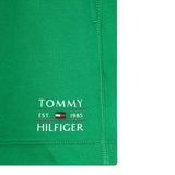 Tommy Hilfiger Bermuda Tuta Tinta Unita con Logo per Bambino KB0KB09481 VERDE TOMMY HILFIGER 