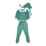 Mac Ilusio'N Completo 3 Pezzi Maglia-Ghettina-Cappello per Neonata 9611J VERDE MAC ILUSIO'N 