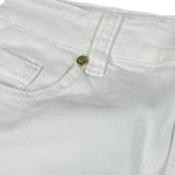 Kaos Pantalone Tinta Unita con Girovita Regolabile per Bambina KS186 BIANCO KAOS 
