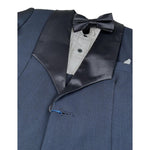 Les Gamins Completo 5 Pezzi Giacca-Gilet-Pantalone-Camicia-Papillon per Bambino LGM458043B BLU LES GAMINS 