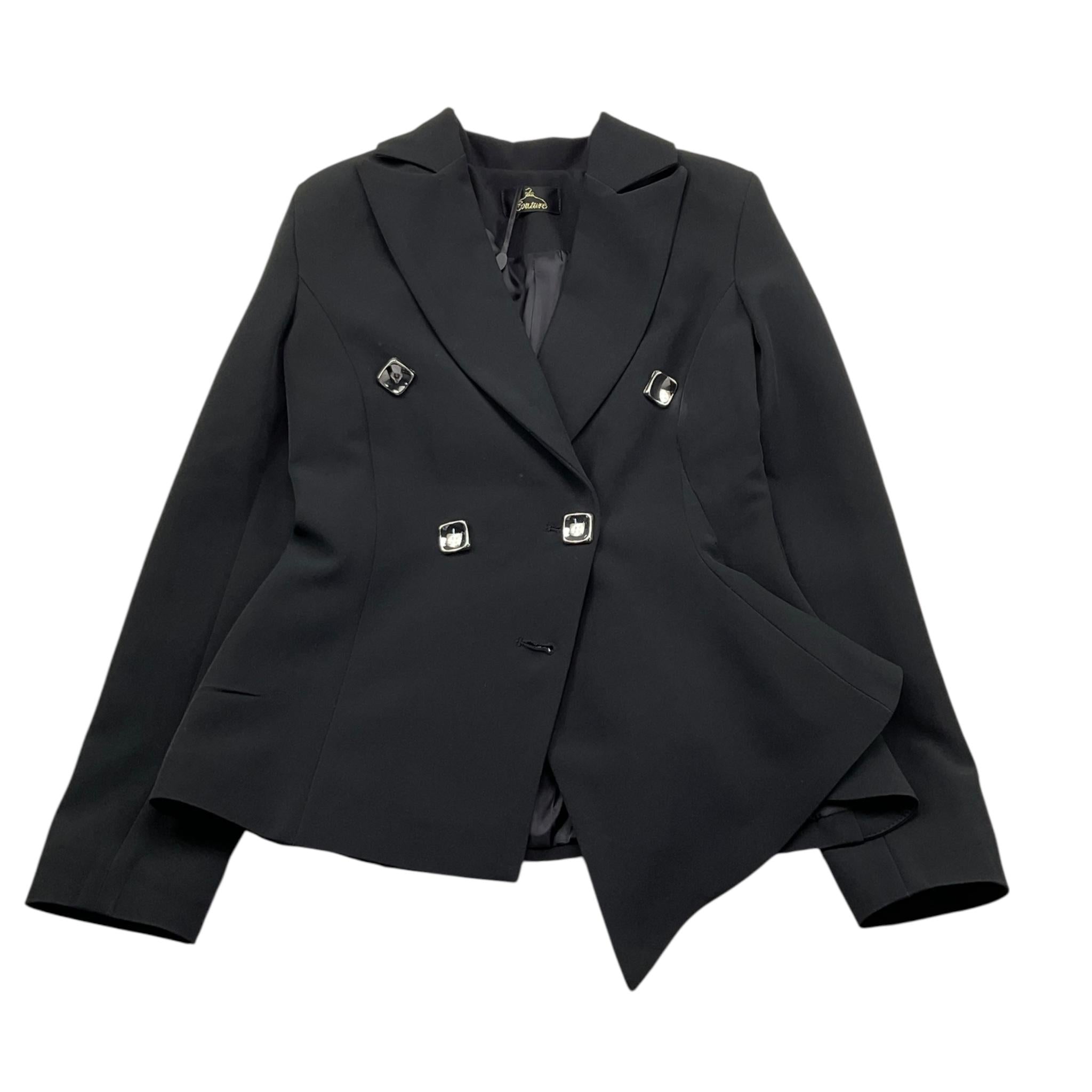 Fun & Fun Giacca Tinta Unita Doppiopetto per Bambina FNCJJK01073 NERO FUN & FUN 