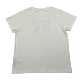 Saint Barth T-Shirt Girocollo Tinta Unita con Stampa per Bambina ELLY0001 PANNA SAINT BARTH 