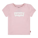 LEVI'S t-shirt tinta unita girocollo con logo Rosa per Bambina 3EK825 ROSA LEVI'S 
