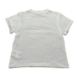 M+E' T-Shirt Girocollo tinta unita con Brillantini Bianco per Bambina UE1817X BIANCO M+E' 