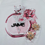J'Aime' T-Shirt Girocollo tinta unita con Stampa Bianco per Bambina 5034G BIANCO J'AIME' 