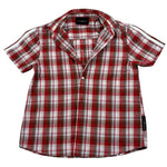 John Richmond Camicia Mezza Manica Fantasia  per Bambino RBP26194CA ROSSO JOHN RICHMOND 