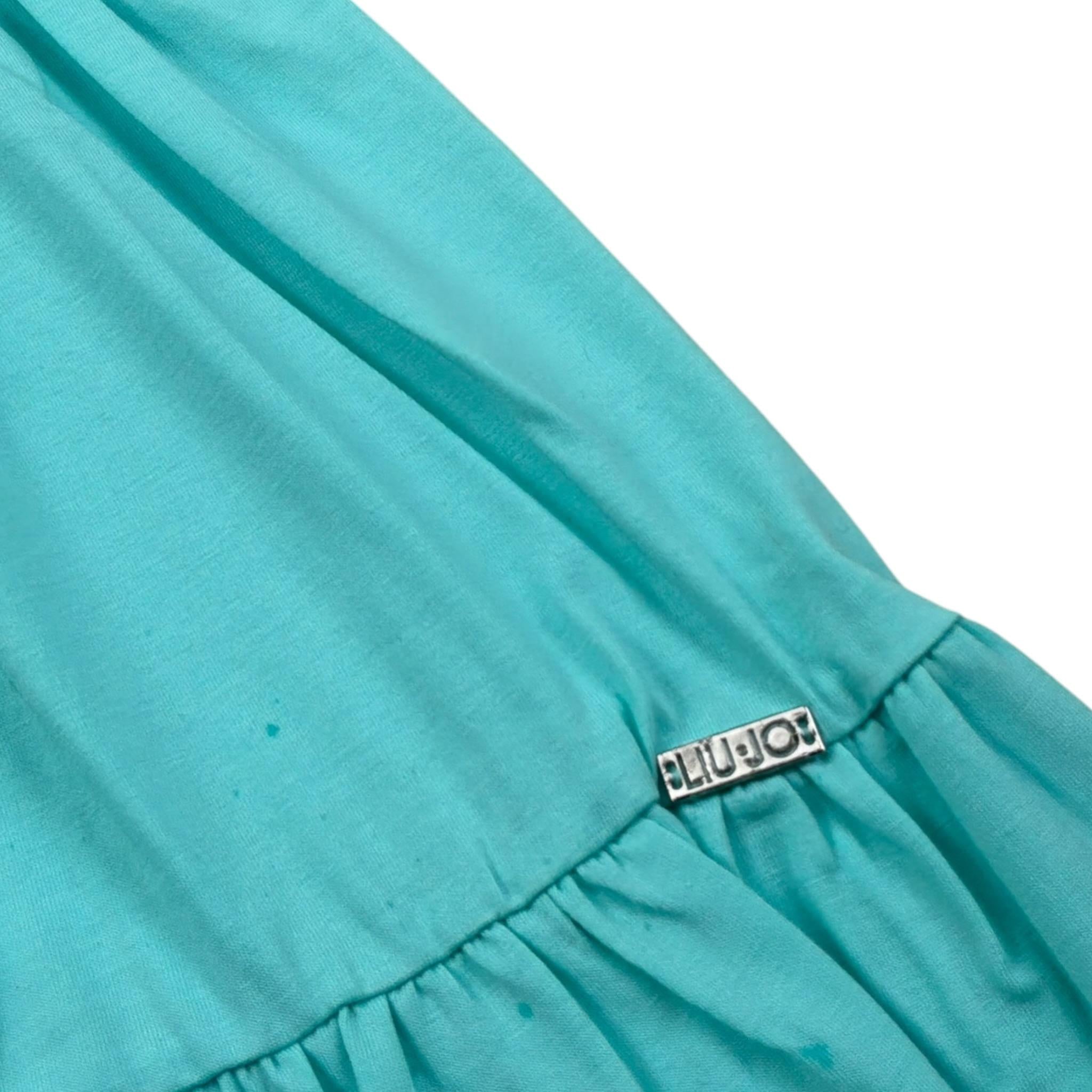Liu Jo Abito Mezza Manica tinta unita Verde Acqua per Bambina KA4089XJ VERDE ACQUA LIU JO 