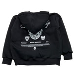 IO CHICO felpa chiusa con cappuccio tinta unita Nero per Bambino 9198 NERO IO CHICO 