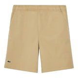 Lacoste Bermuda Tinta Unita con Elastico In Vita per Bambino FJ5242 BEIGE LACOSTE 