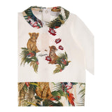 ROBERTO CAVALLI set 3 pezzi tutina-cappello-bavetta tinta unita Bianco per Neonata SJT846 BIANCO ROBERTO CAVALLI 