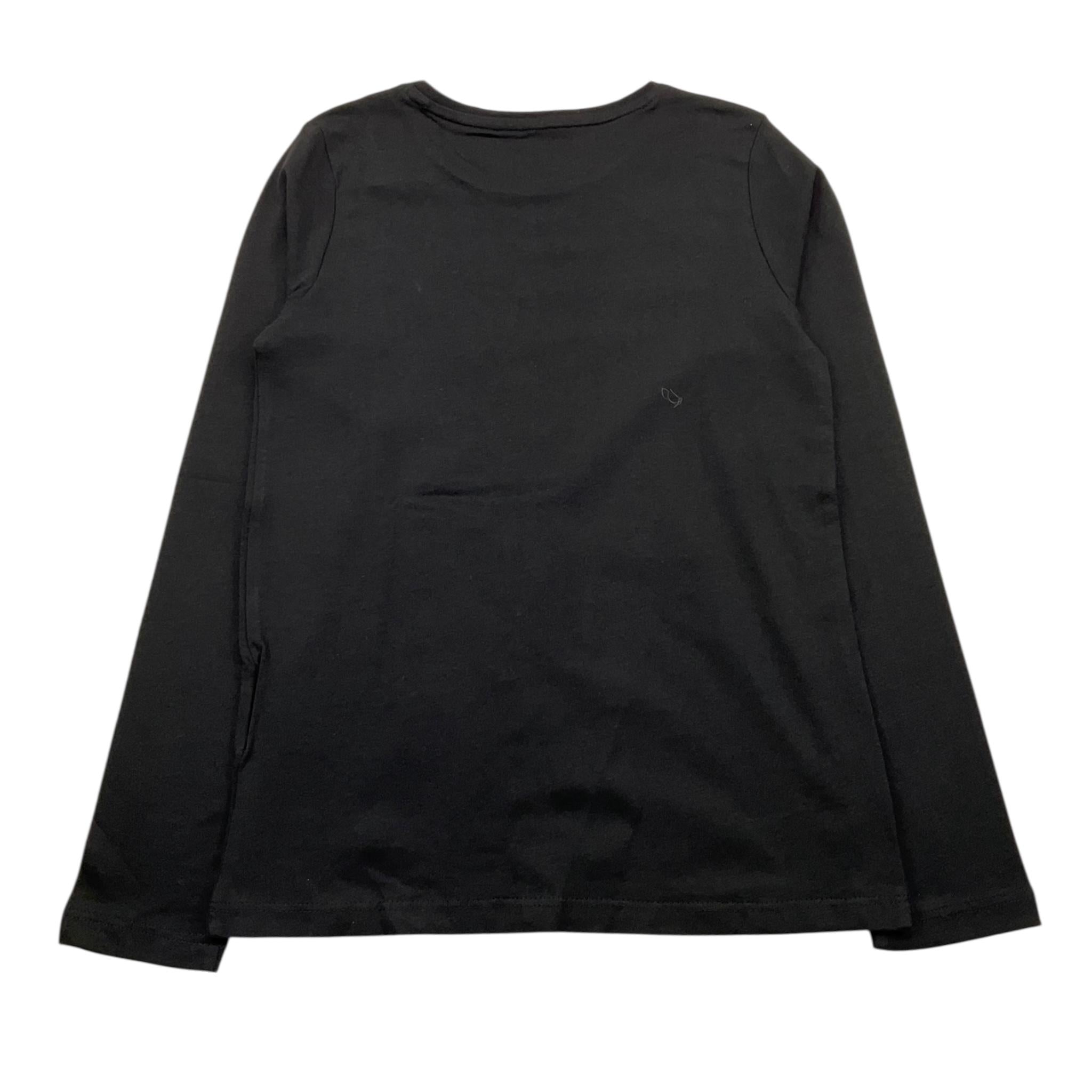 GUESS shirt girocollo tinta unita con stampa Nero per Bambino J84I36K8HM0 NERO GUESS 