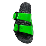 Sensi Ciabatta Bicolore per Bambino 4151 NERO/VERDE FLUO SENSI 