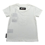 Just Cavalli T-Shirt Girocollo Tinta Unita con Stampa per Neonato JIP26065TS BIANCO JUST CAVALLI 