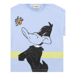 Iceberg T-Shirt Girocollo Tinta Unita con Stampa Duffy Duck per Bambino TSICE5102J AZZURRO ICEBERG 