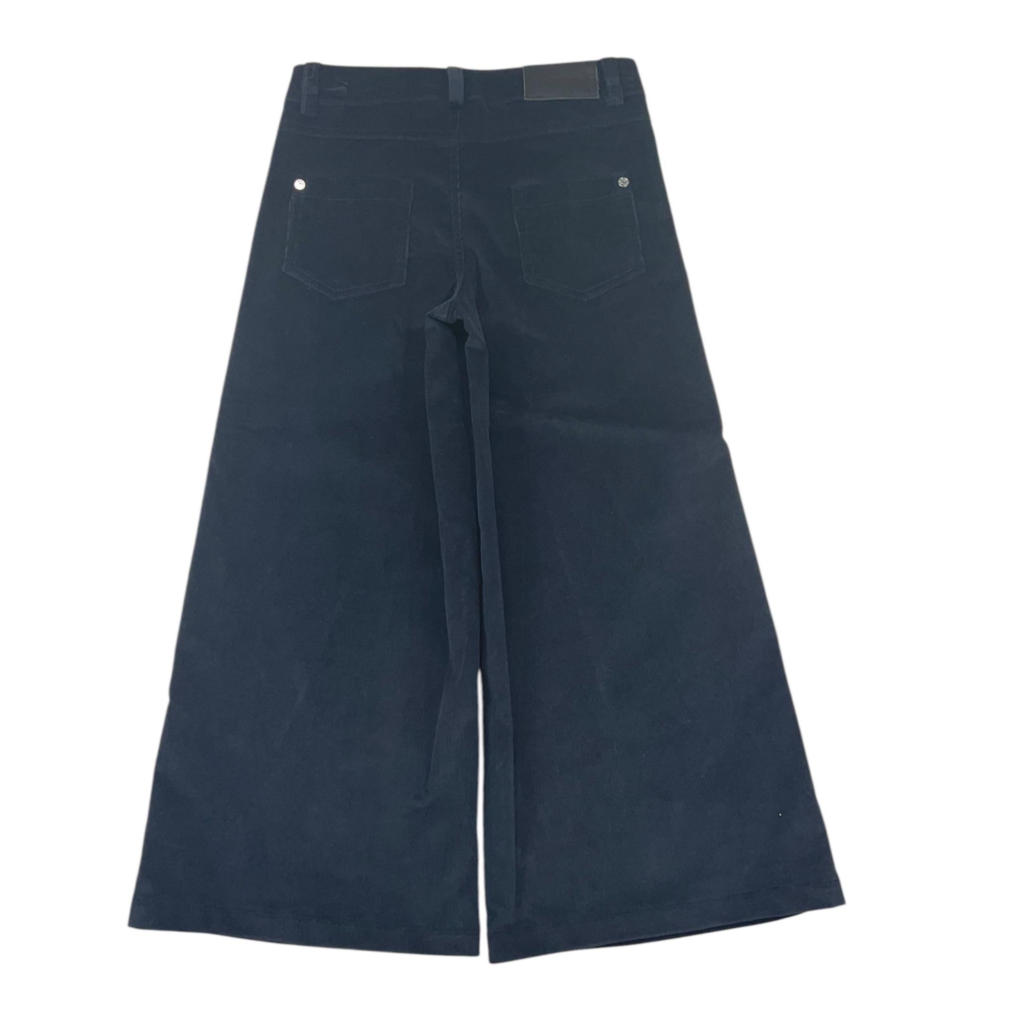 TRUSSARDI pantalone tinta unita modello palazzo Blu per Bambina TGA25059PA BLU TRUSSARDI 
