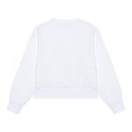 PINKO felpa girocollo tinta unita con stampa Bianco per Bambina F4PIJGSW218 BIANCO PINKO 