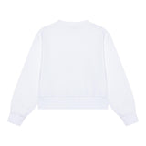 PINKO felpa girocollo tinta unita con stampa Bianco per Bambina F4PIJGSW218 BIANCO PINKO 
