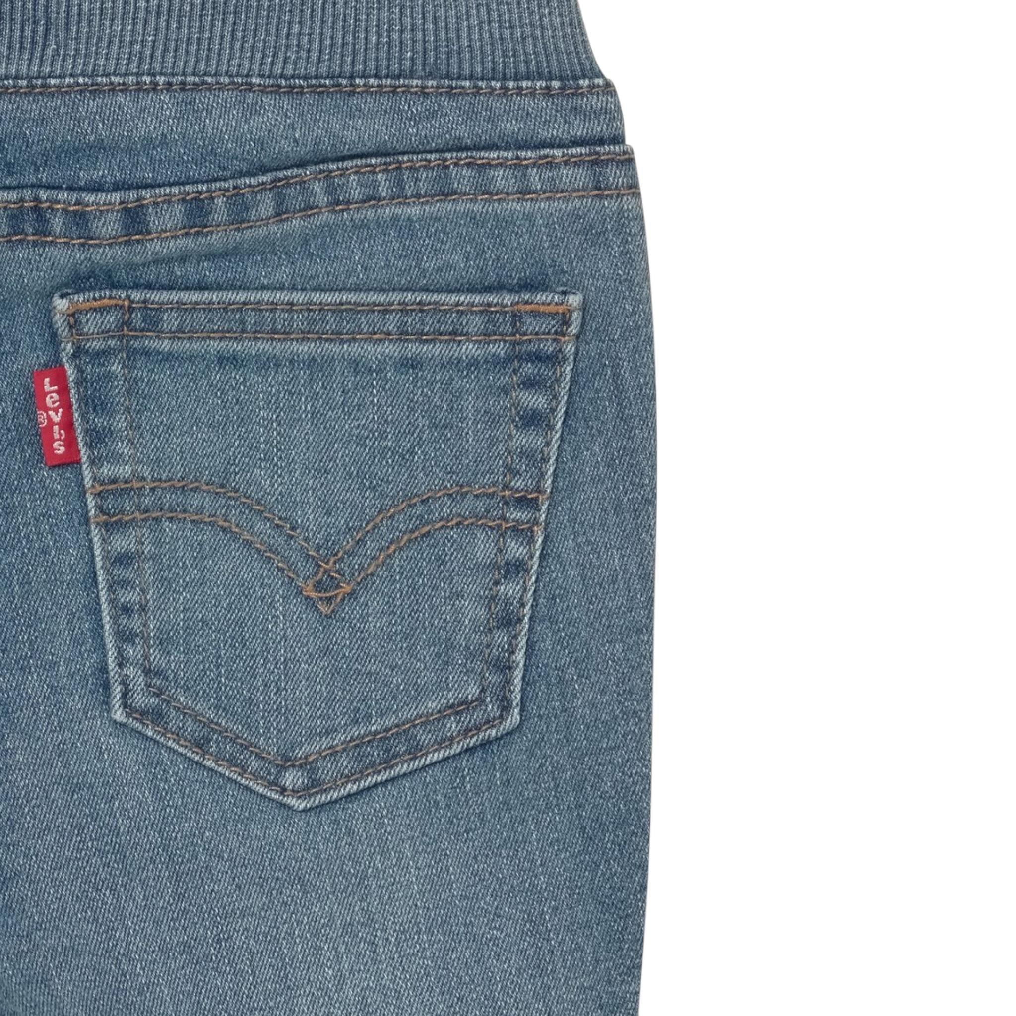 Levi'S Bermuda In Denim tinta unita con Elastico In Vita Azzurro per Neonato 6EB171 AZZURRO LEVI'S 